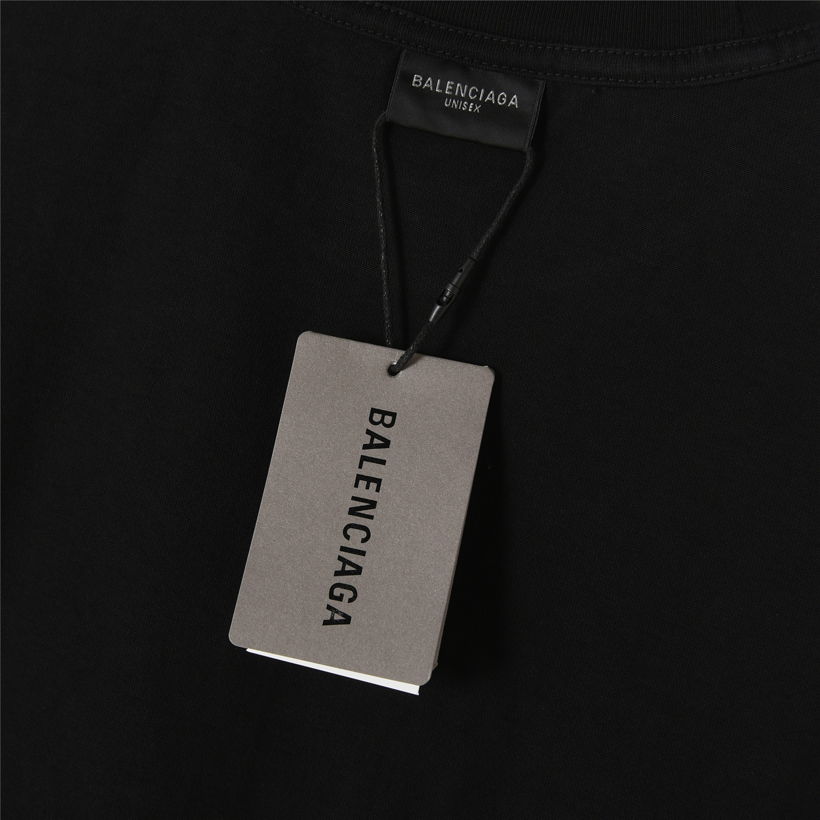 Balenciaga/巴黎世家 25ss 字母双B手绘水洗破洞短袖T恤