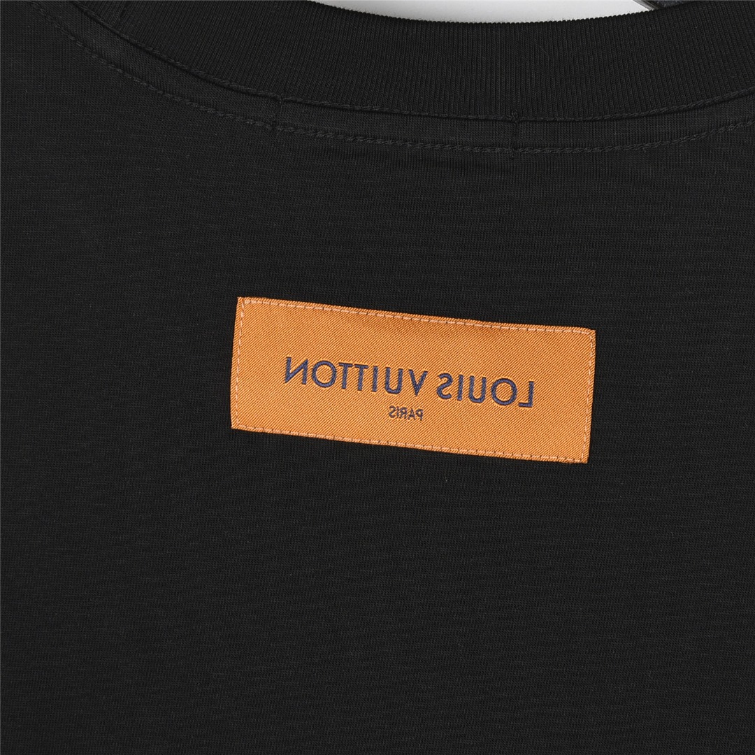 Louis Vuitton/路易威登 25ss 签名logo四叶草刺绣短袖T恤