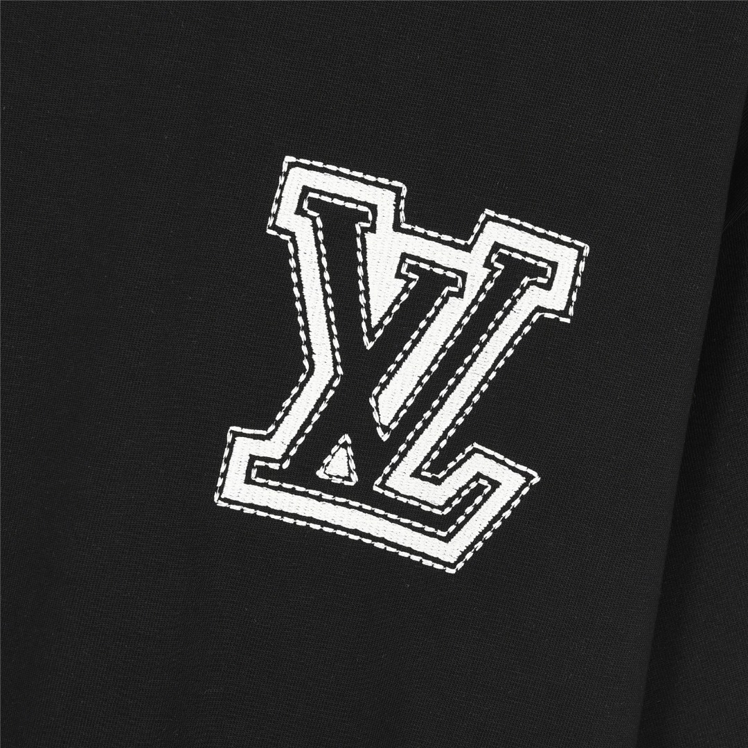 Louis Vuitton/路易威登 25ss 立体刺绣苞芯logo短袖T恤
