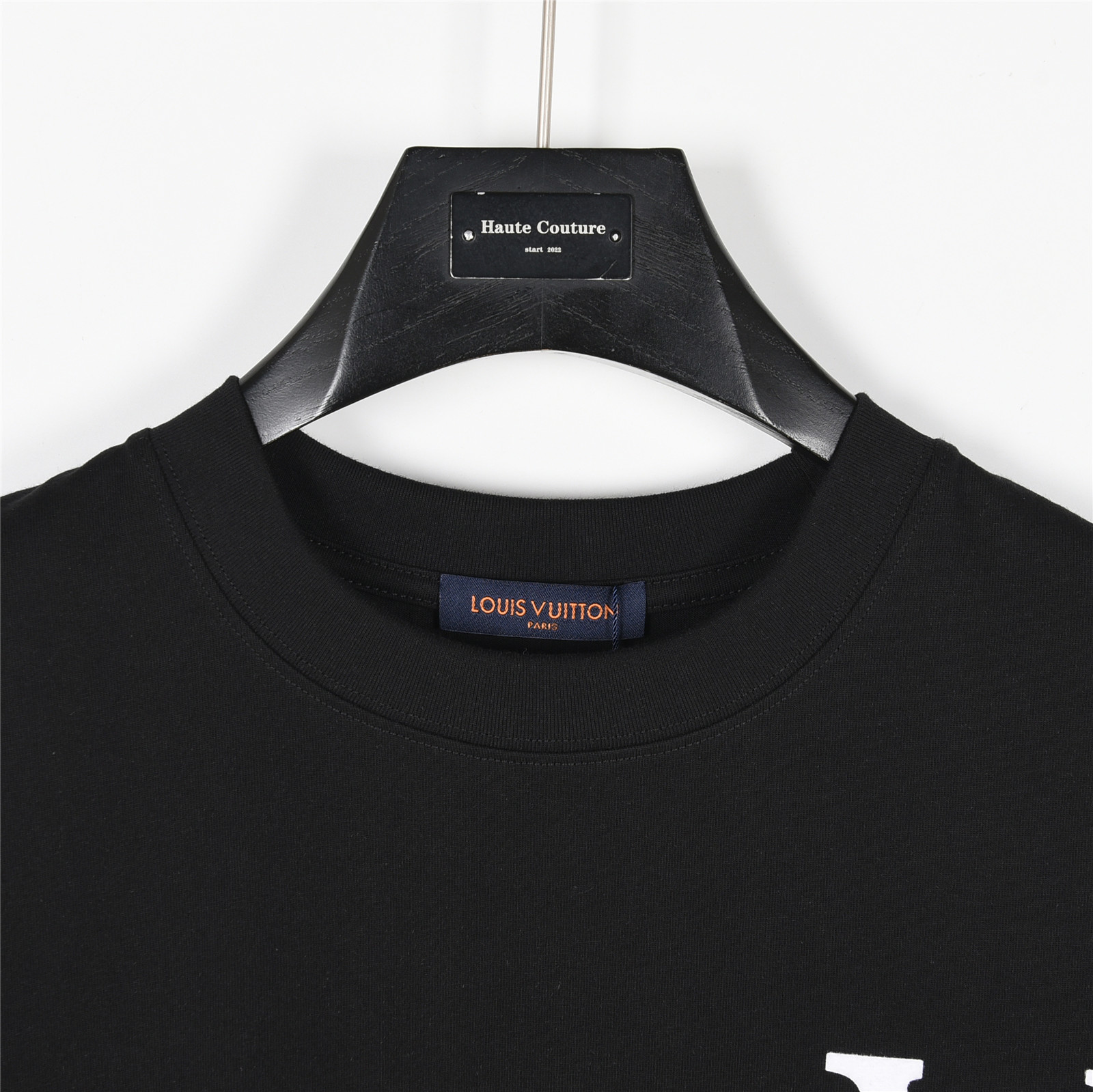 Louis Vuitton/路易威登 25ss 四叶草烫钻logo植绒短袖T恤