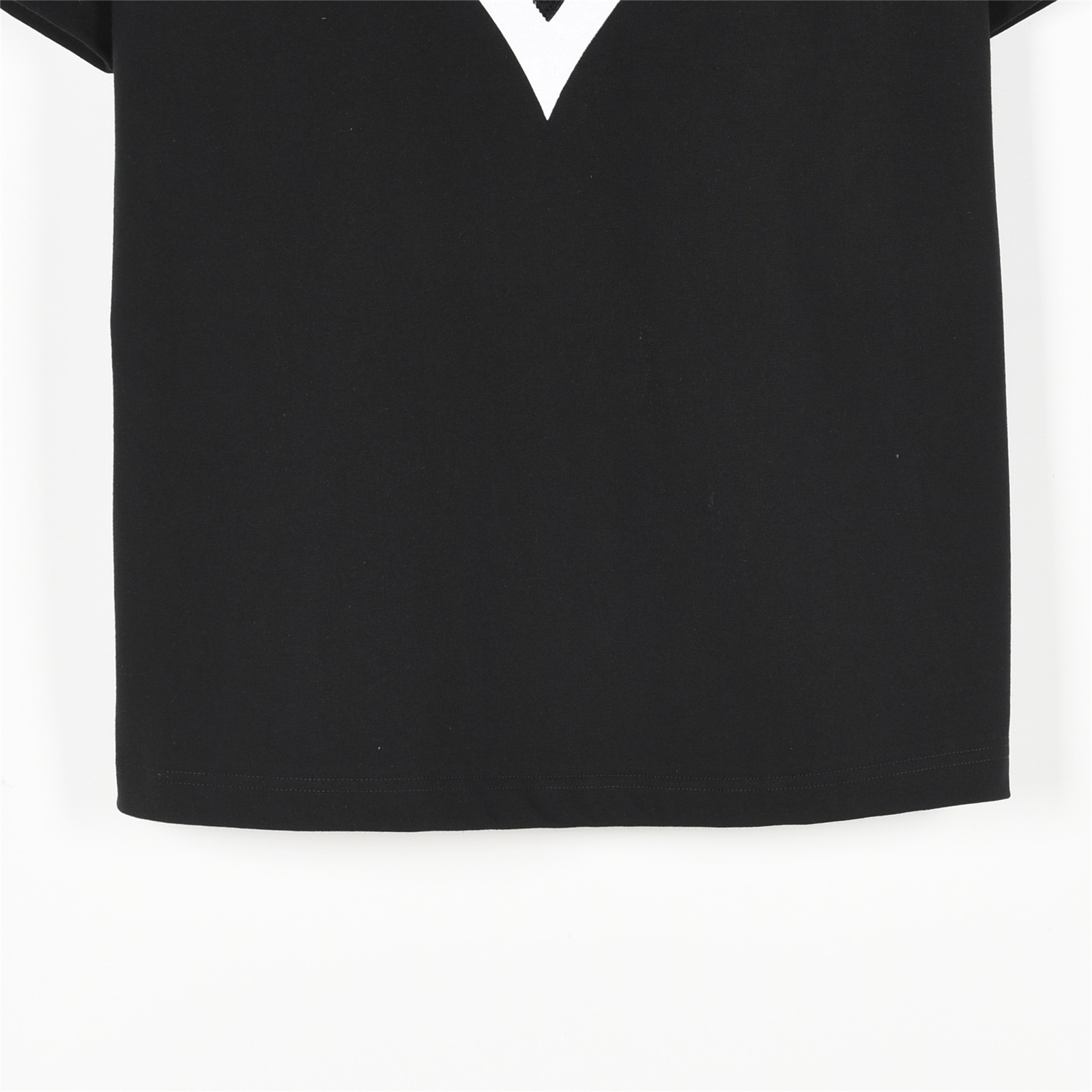 Louis Vuitton/路易威登 25ss 四叶草烫钻logo植绒短袖T恤