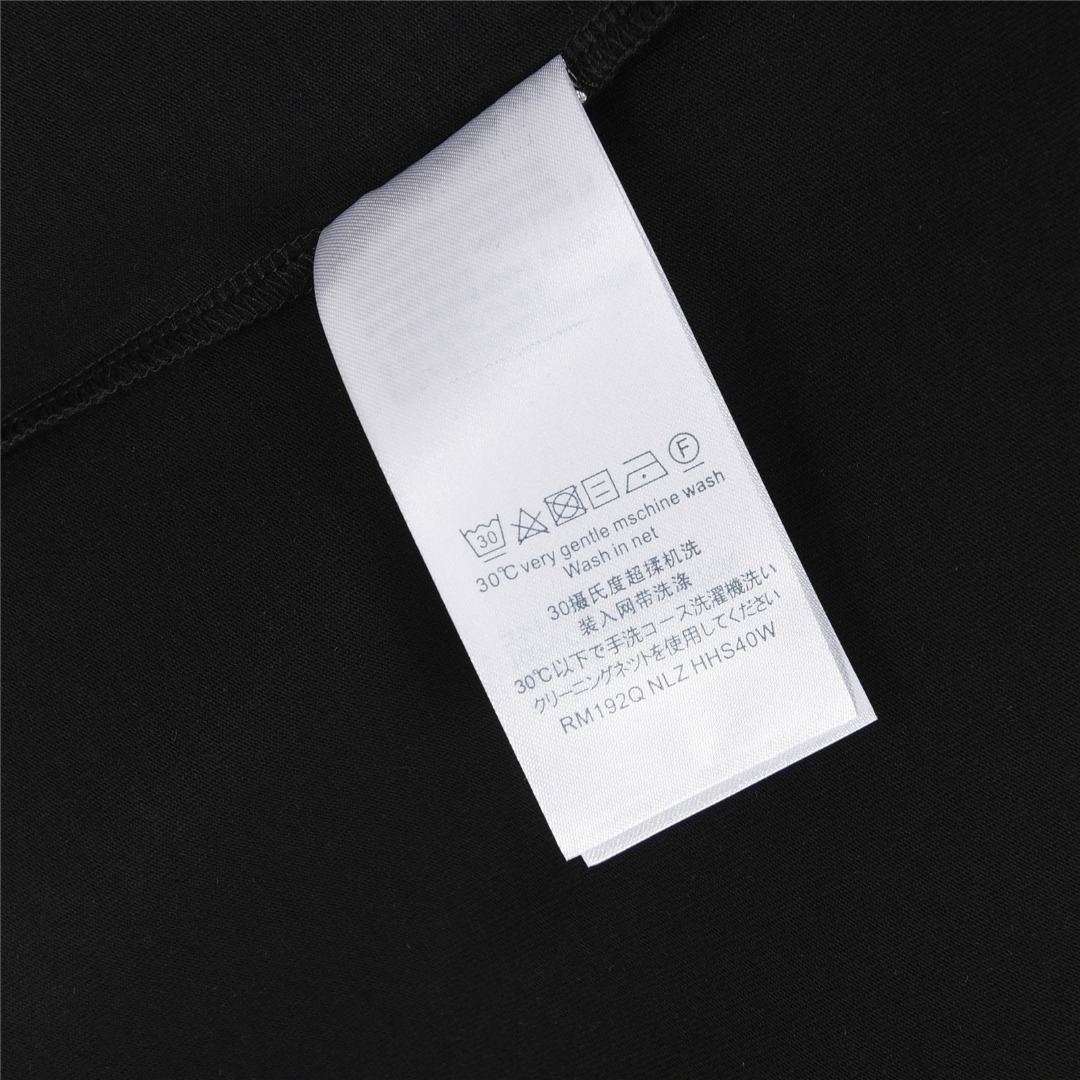 Louis Vuitton/路易威登 25ss 四叶草烫钻logo植绒短袖T恤
