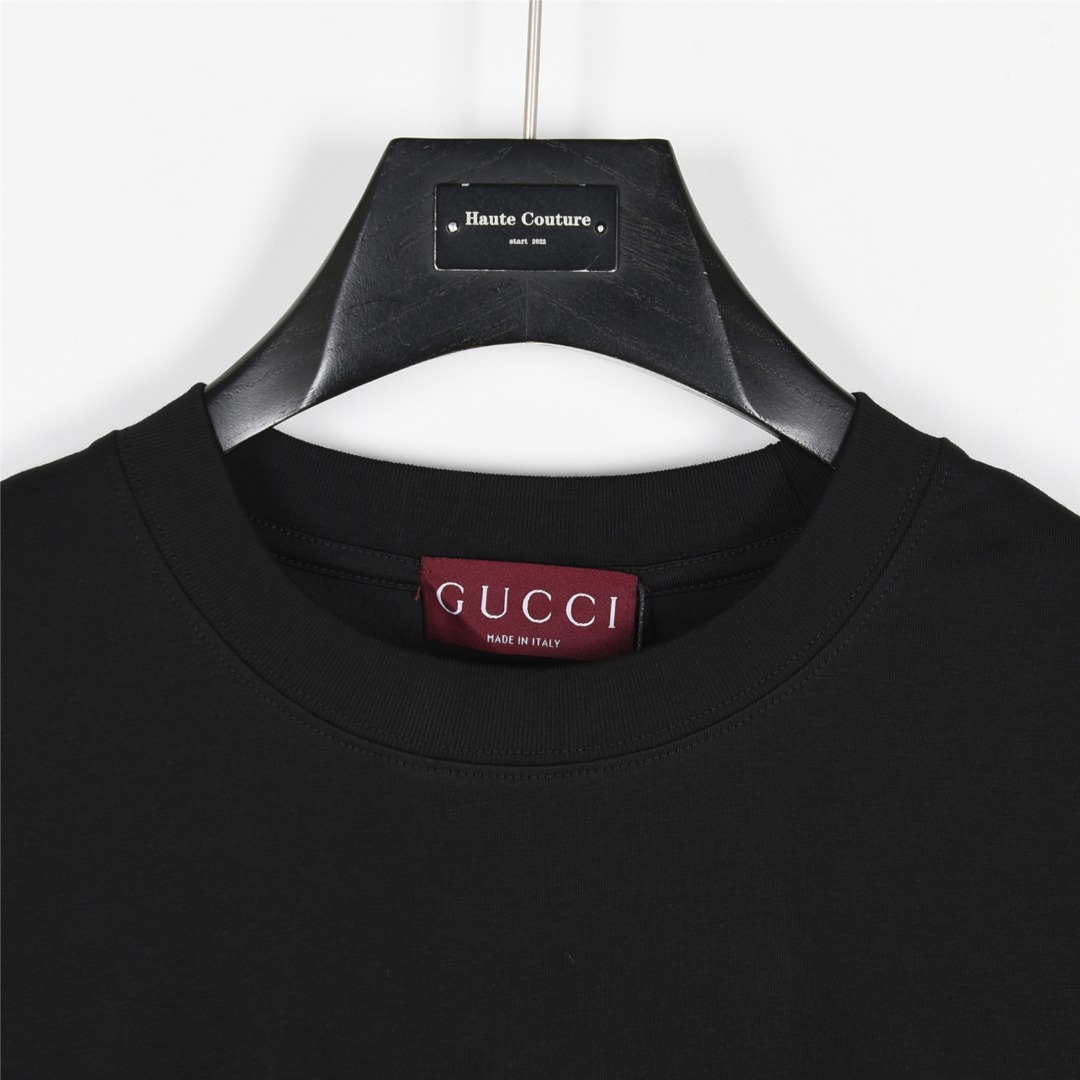 Gucci/古驰 25ss 喷绘大logo短袖T恤