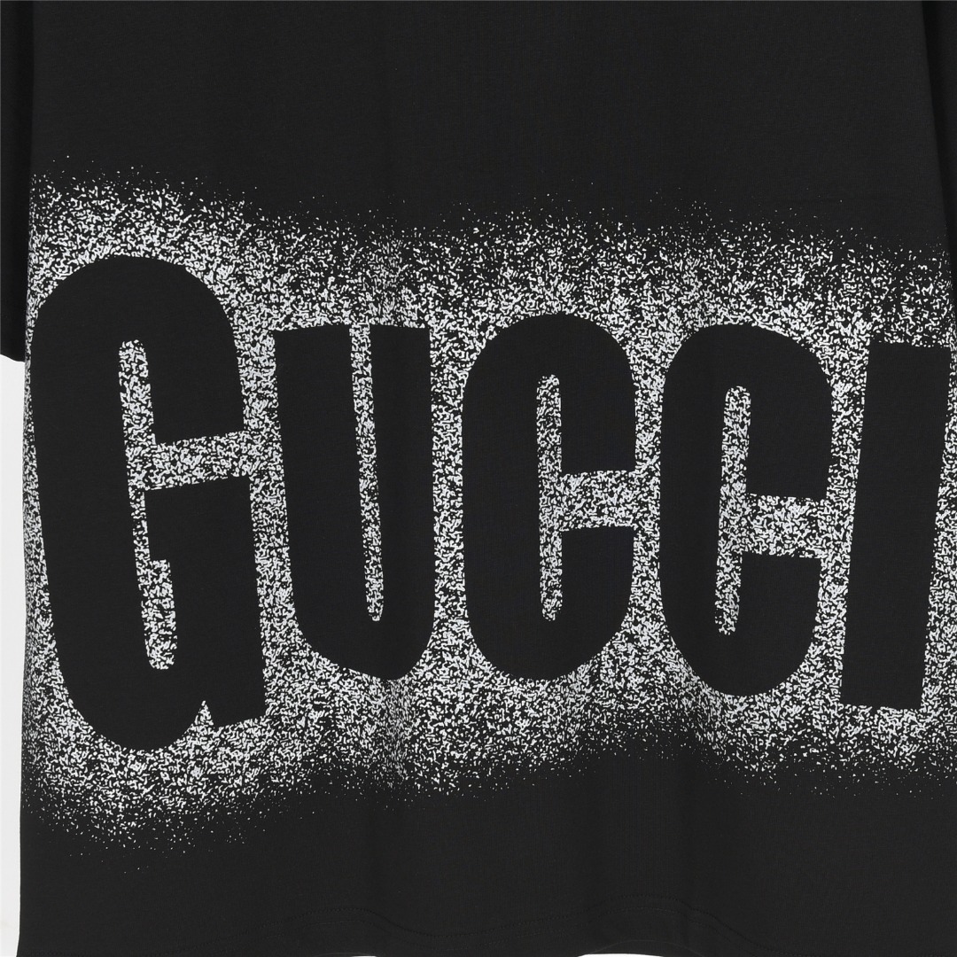 Gucci/古驰 25ss 喷绘大logo短袖T恤