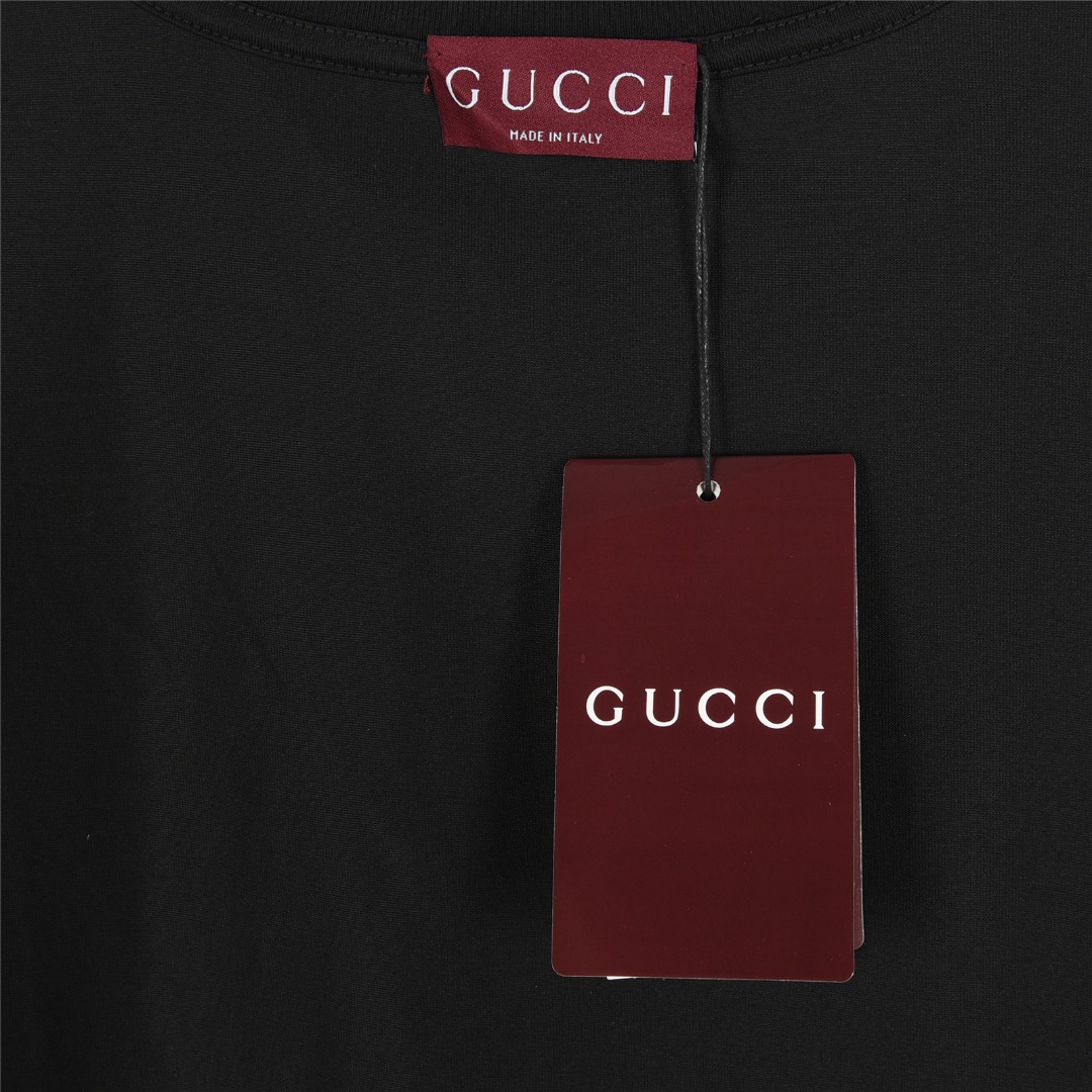 Gucci/古驰 25ss 喷绘大logo短袖T恤
