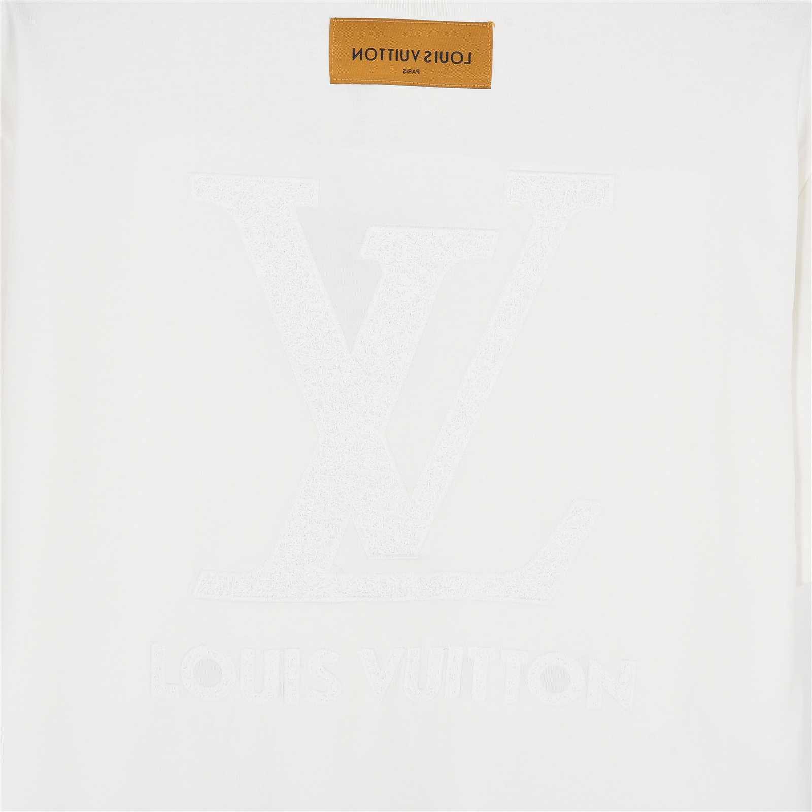 Louis Vuitton/路易威登 25ss 暗纹大logo榻榻米刺绣短袖T恤 黑色 白色-Chinese UA Cheap High Quatity Brand Clothes Bags handbags Sneakers wholesale wholesaler seller from China Factory suppliers Fashion Clothing Shoes best Quality Beautiful Price Louis Vuitton/路易威登 25ss 暗纹大logo榻榻米刺绣短袖T恤 黑色 白色