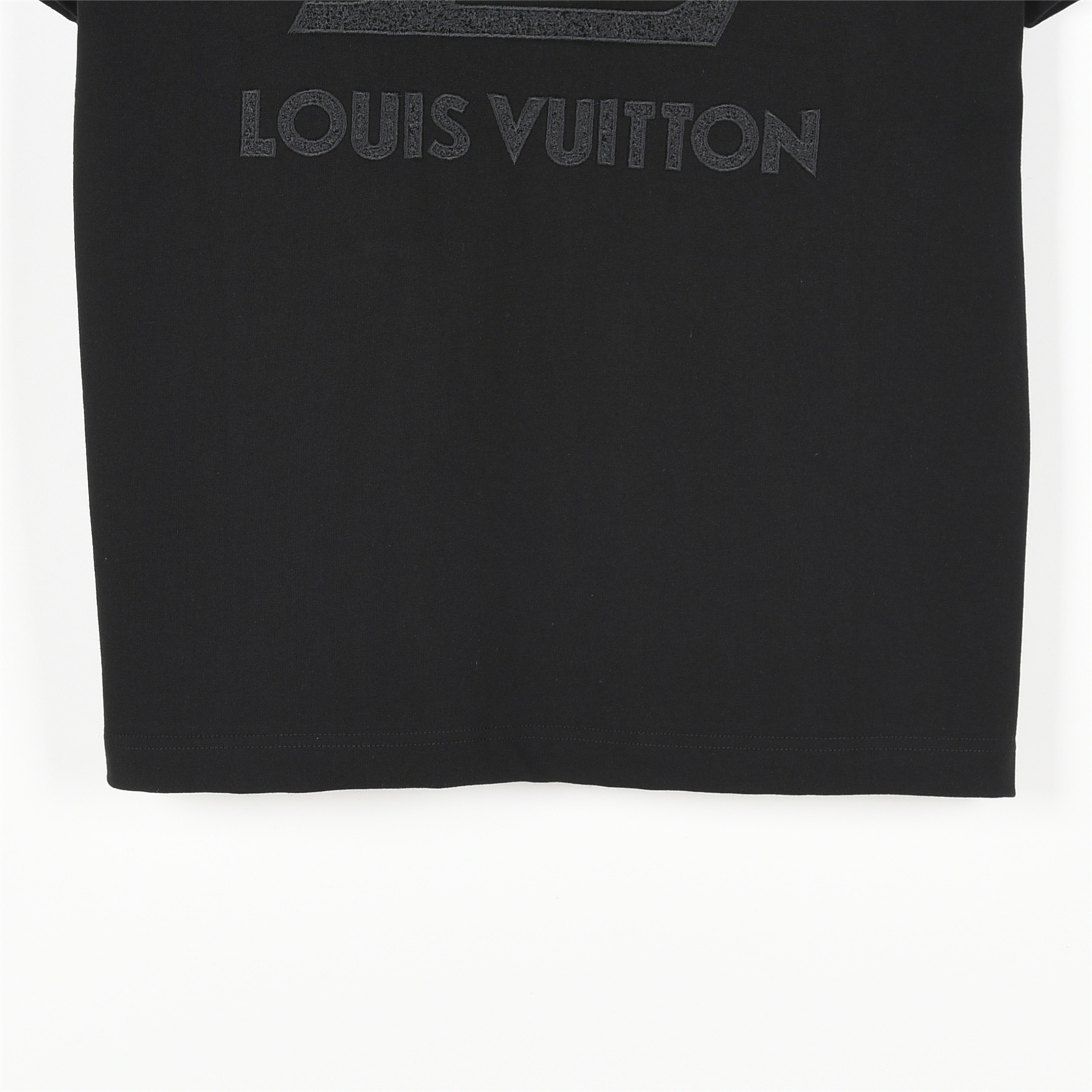 Louis Vuitton/路易威登 25ss 暗纹大logo榻榻米刺绣短袖T恤