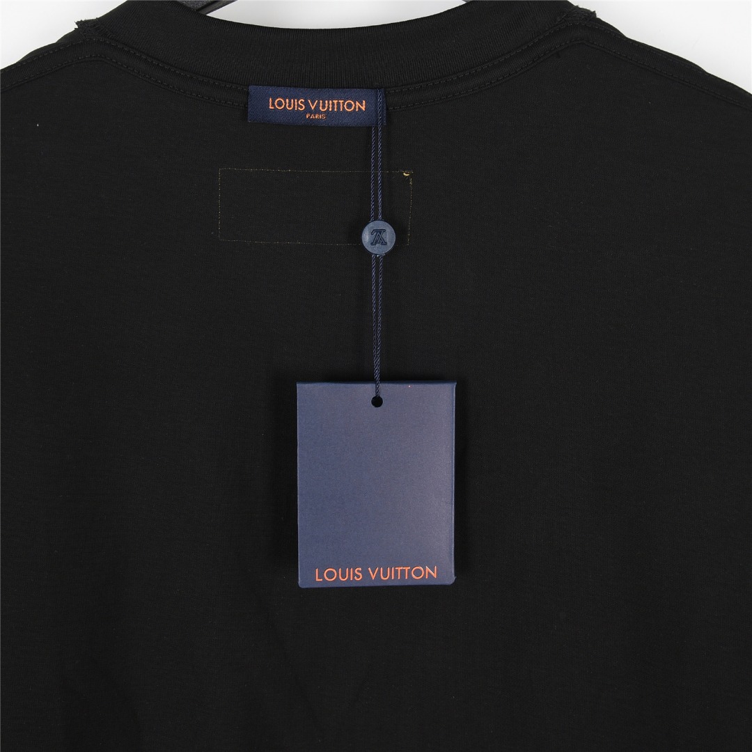 Louis Vuitton/路易威登 25ss 彩色涂鸦logo印花短袖T恤