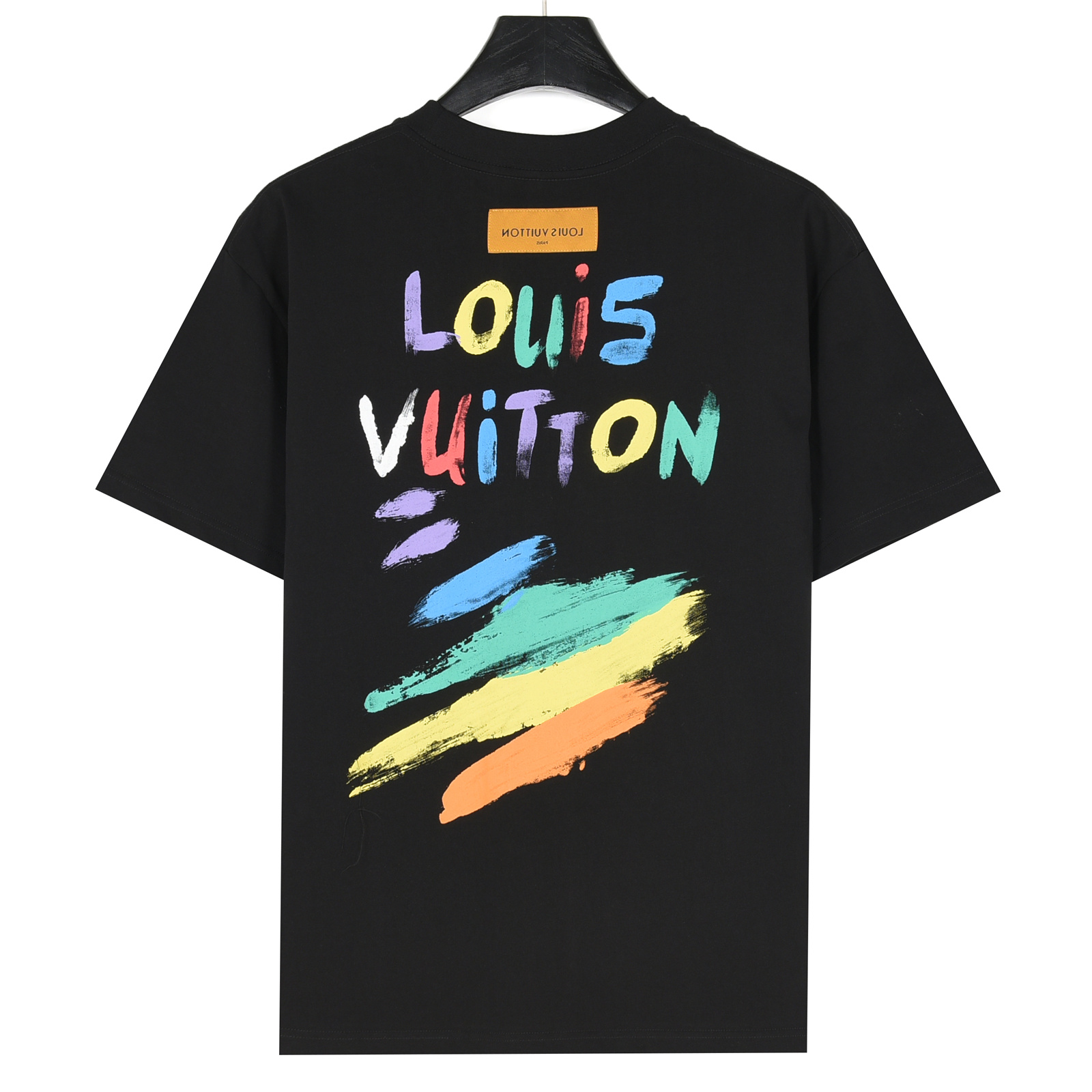 Louis Vuitton/路易威登 25ss 手绘彩色logo涂鸦短袖T恤
