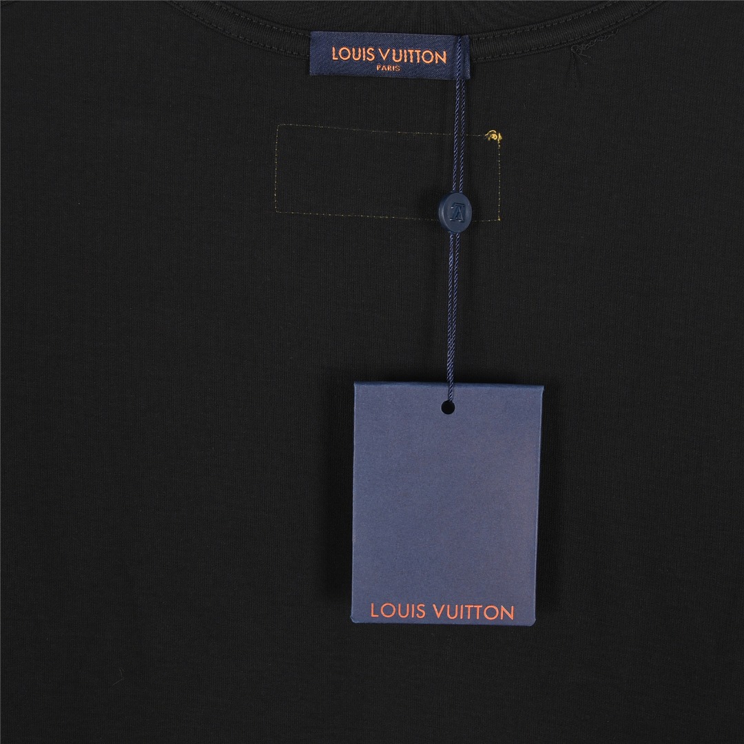 Louis Vuitton/路易威登 25ss 手绘彩色logo涂鸦短袖T恤