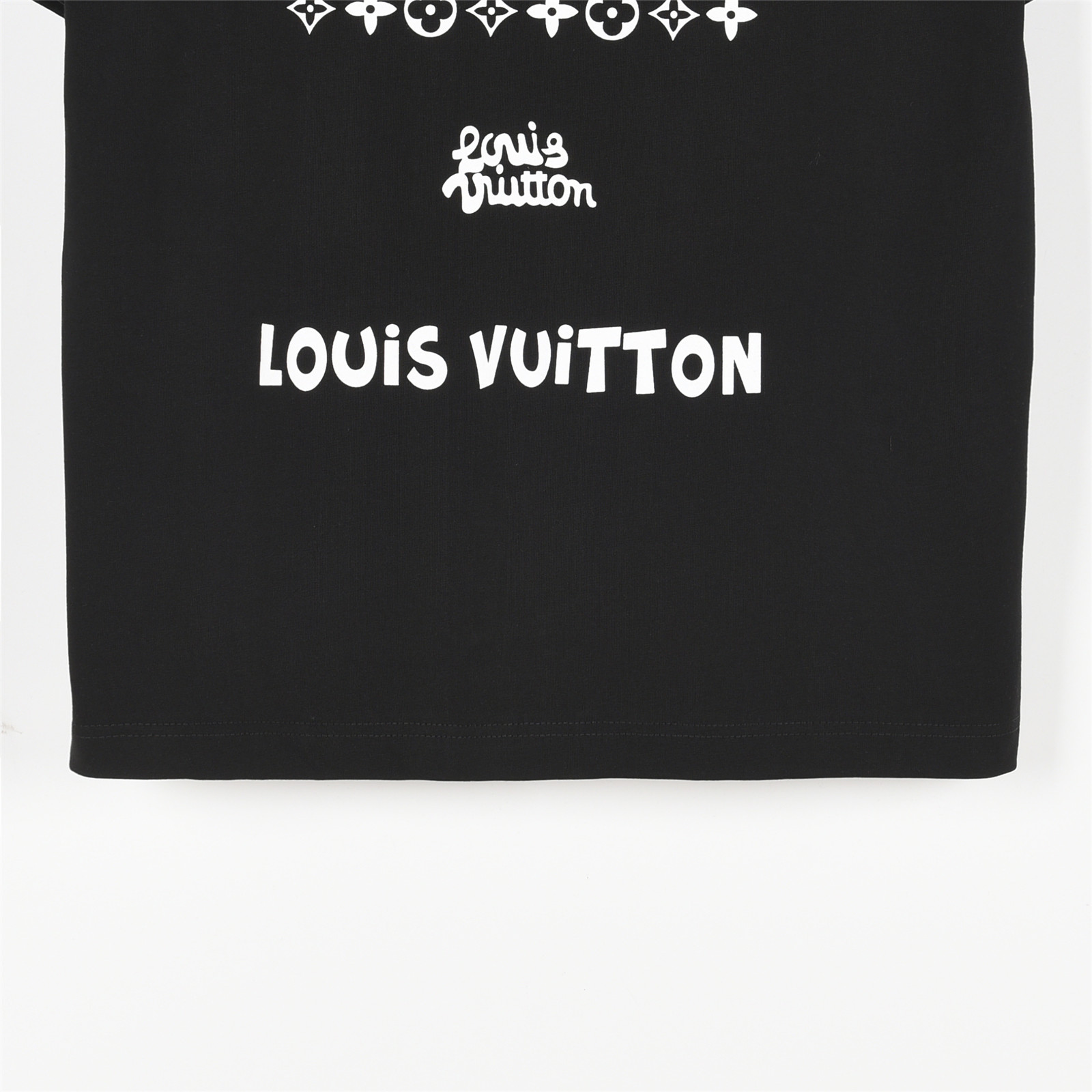Louis Vuitton/路易威登 25ss 小标刺绣及后背个性多logo印花短袖T恤