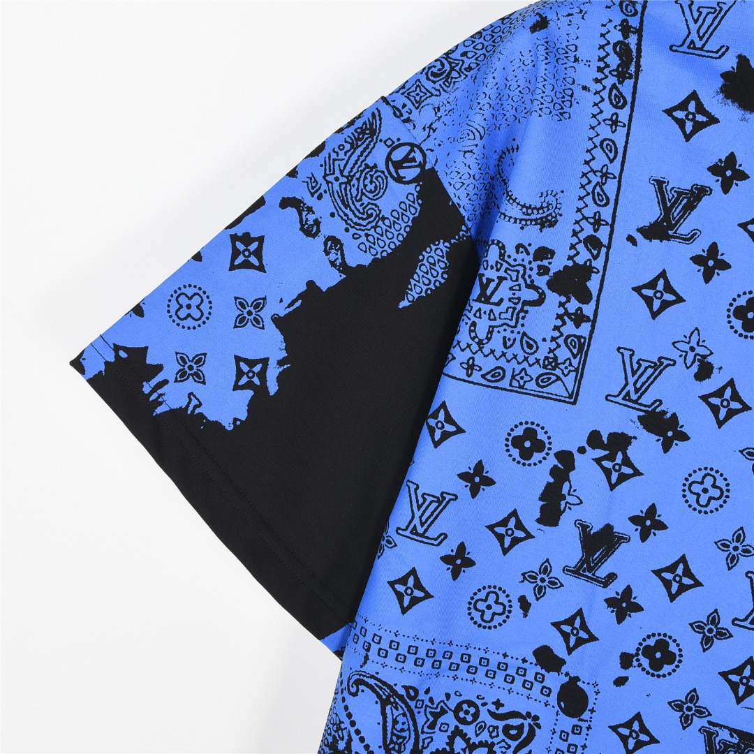 Louis Vuitton/路易威登 腰果花老花扎染短袖T恤
