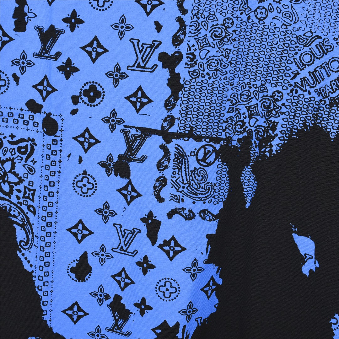 Louis Vuitton/路易威登 腰果花老花扎染短袖T恤