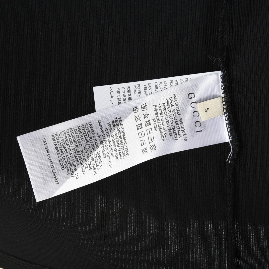 Gucci/古驰 腰带徽标刺绣短袖T恤