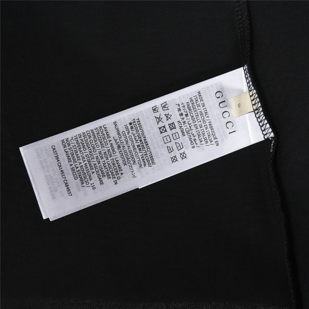 Gucci/古驰 25ss 暗纹gucci城市刺绣短袖T恤