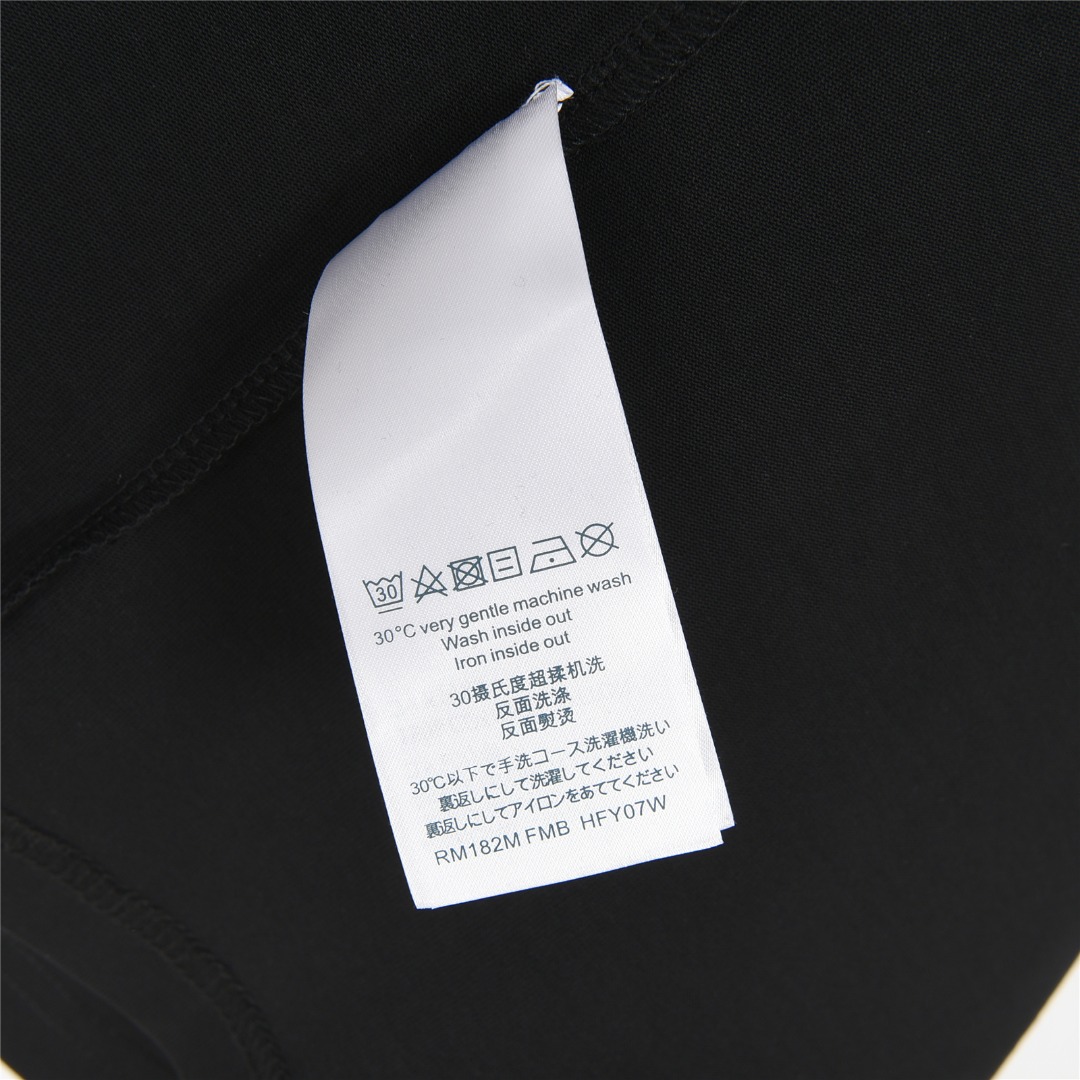 Louis Vuitton/路易威登 25ss 老花牛仔拼接短袖T恤 老花牛仔贴布圆领短袖T恤