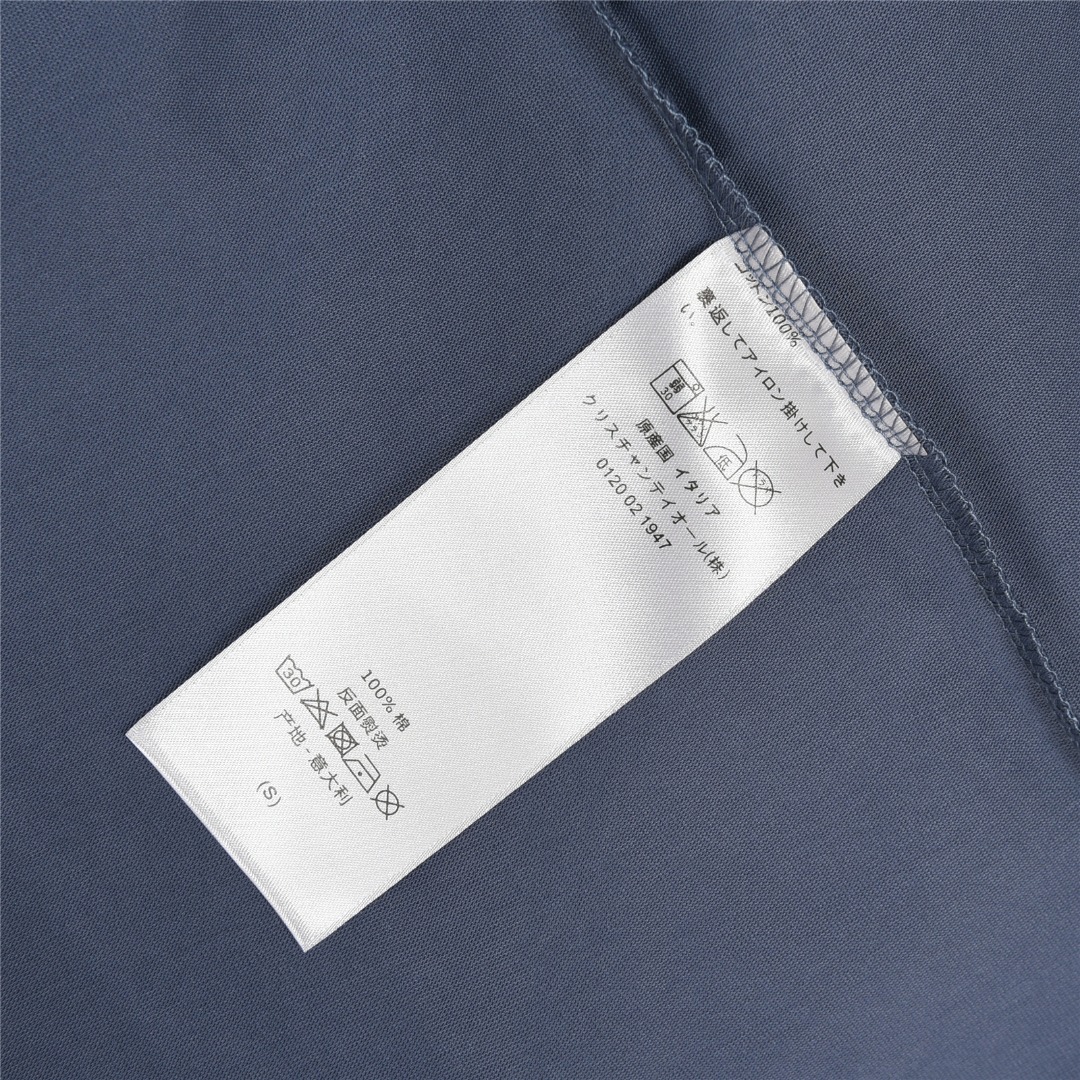 Dior/迪奥 And Hylton Nel联名 标语刺绣短袖T恤