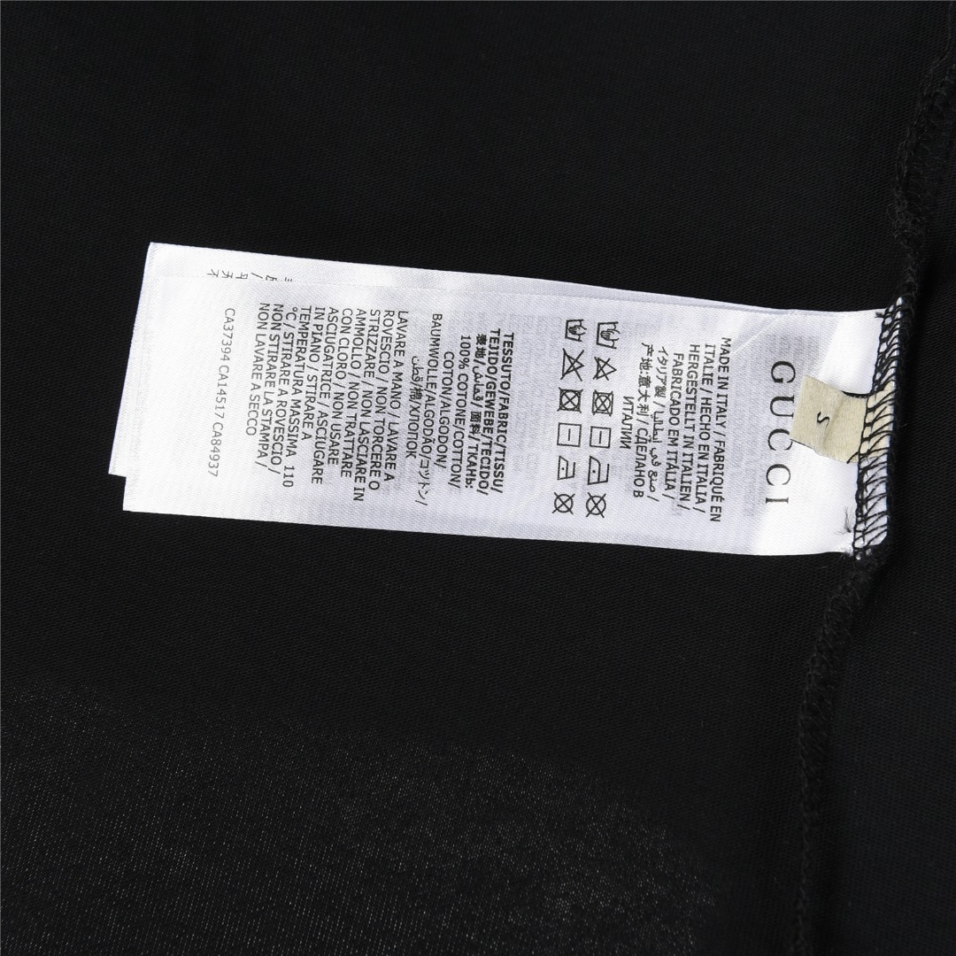 Gucci/古驰 25ss 立体浮雕压花字母logo短袖T恤