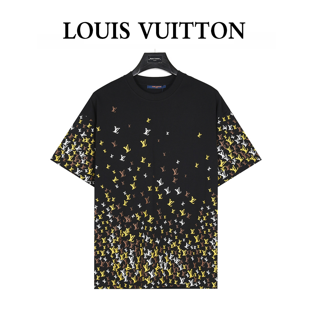 Louis Vuitton/路易威登 25ss 渐变满印小logo短袖T恤