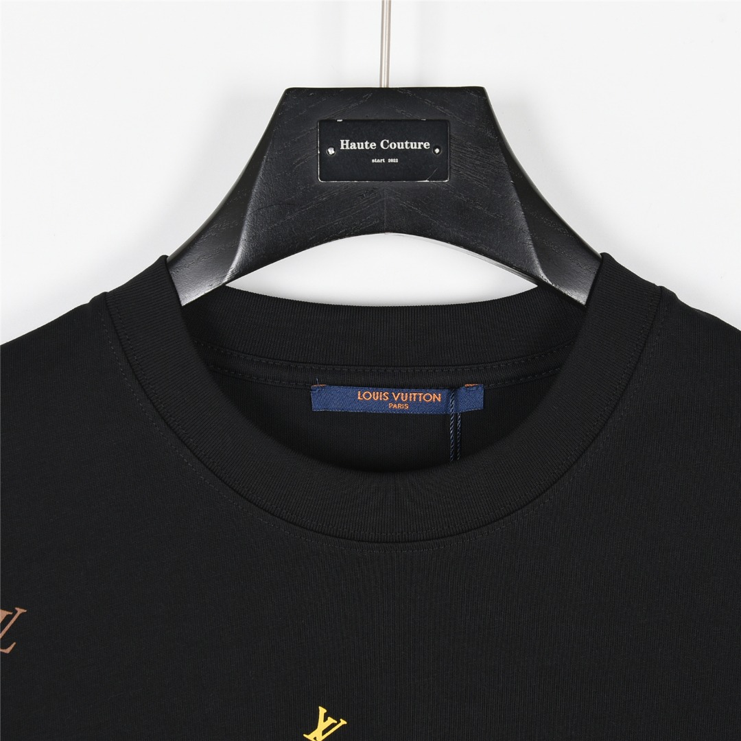 Louis Vuitton/路易威登 25ss 渐变满印小logo短袖T恤
