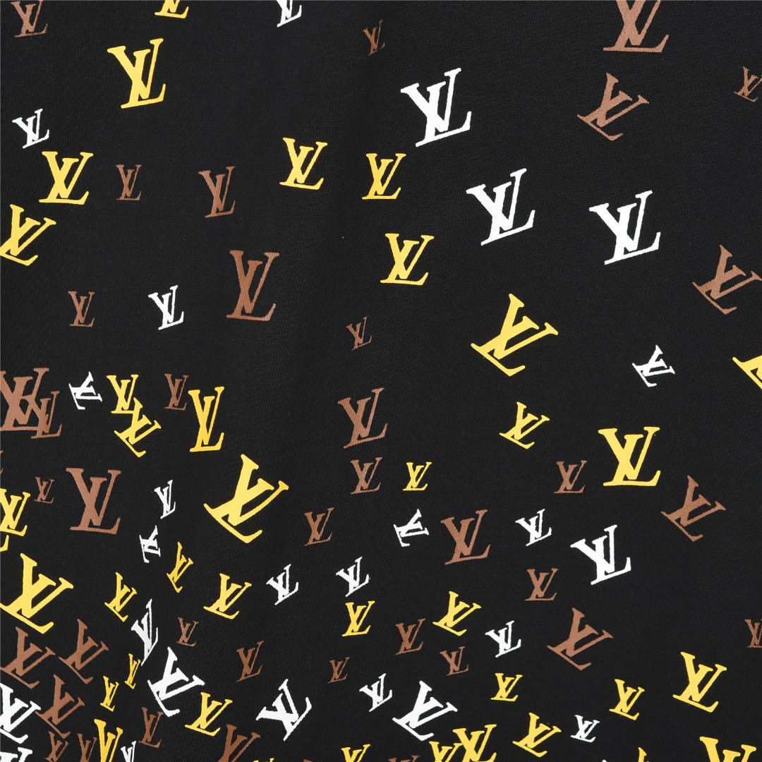 Louis Vuitton/路易威登 25ss 渐变满印小logo短袖T恤