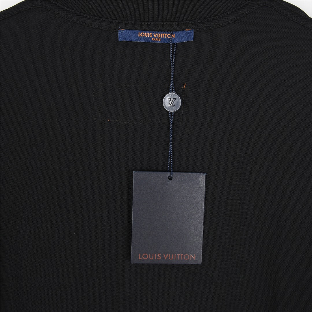 Louis Vuitton/路易威登 25ss 渐变满印小logo短袖T恤