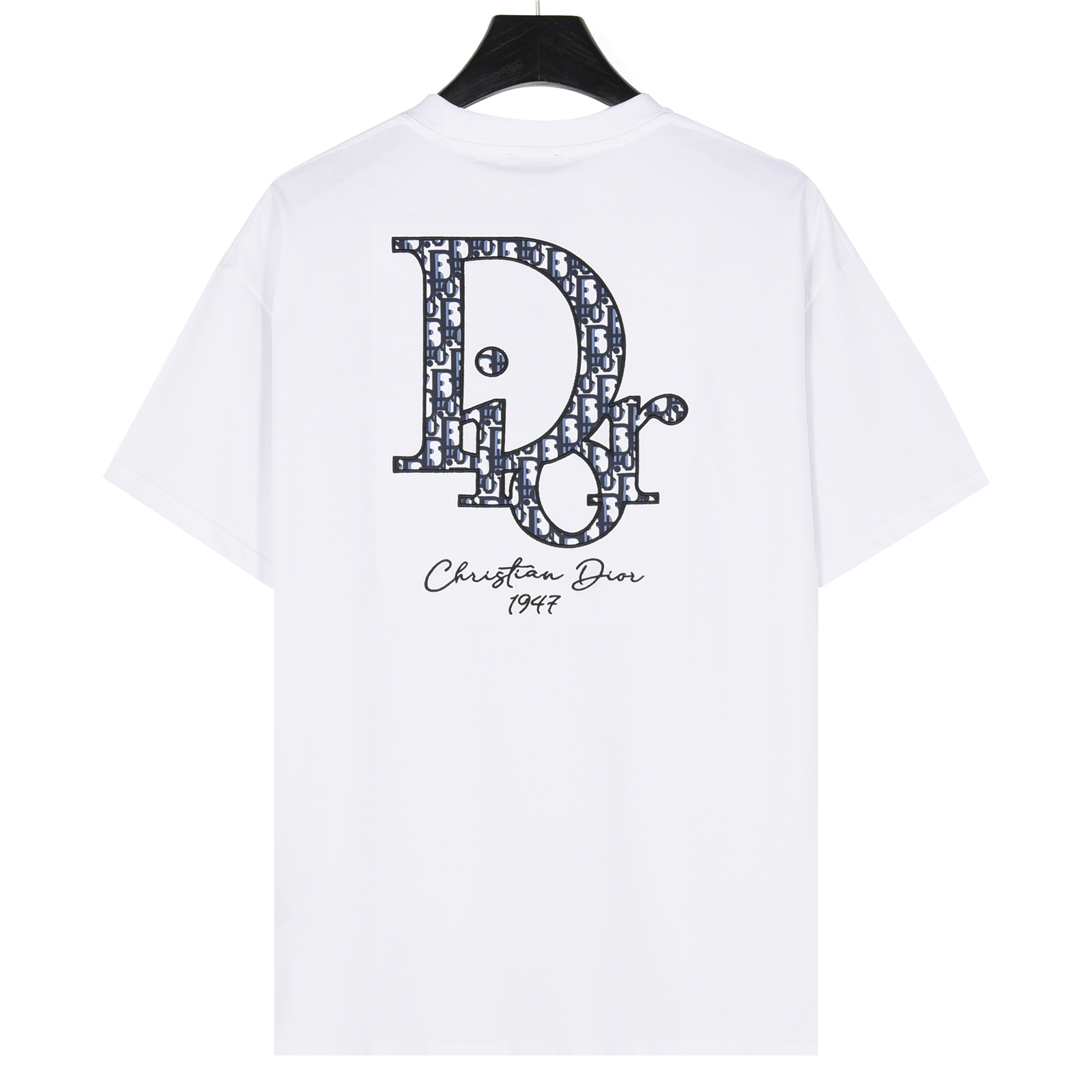 Dior/迪奥 25ss 贴布老花字母刺绣短袖T恤
