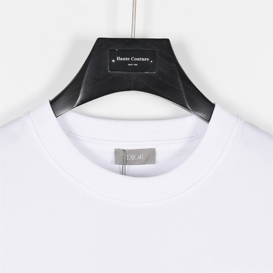 Dior/迪奥 25ss 贴布老花字母刺绣短袖T恤