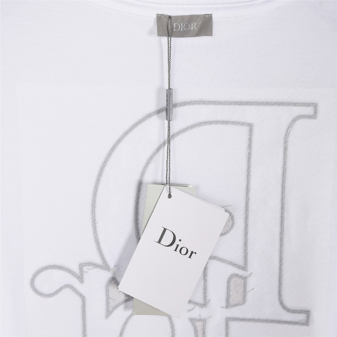Dior/迪奥 25ss 贴布老花字母刺绣短袖T恤