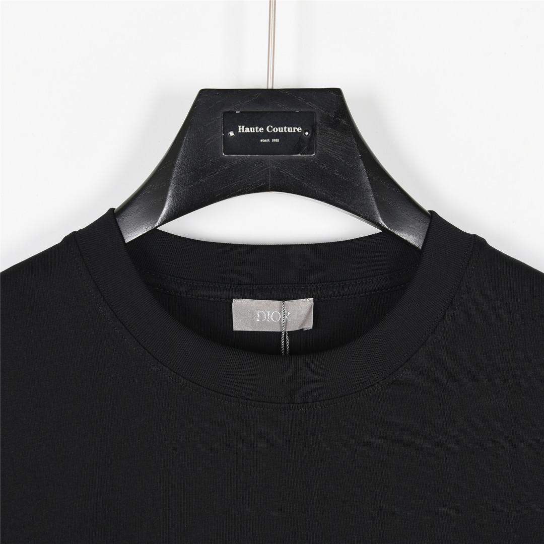 Dior/迪奥 25ss 贴布老花字母刺绣短袖T恤