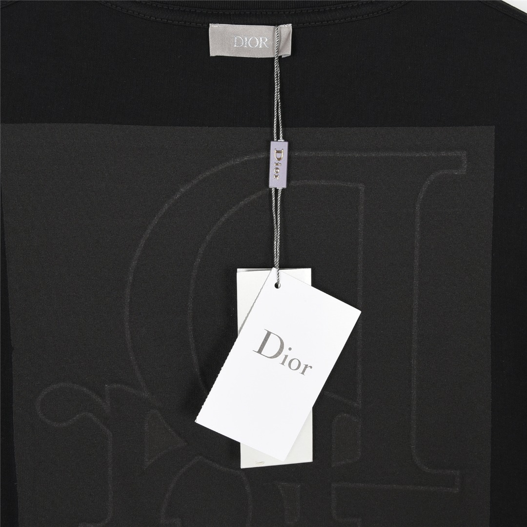 Dior/迪奥 25ss 贴布老花字母刺绣短袖T恤