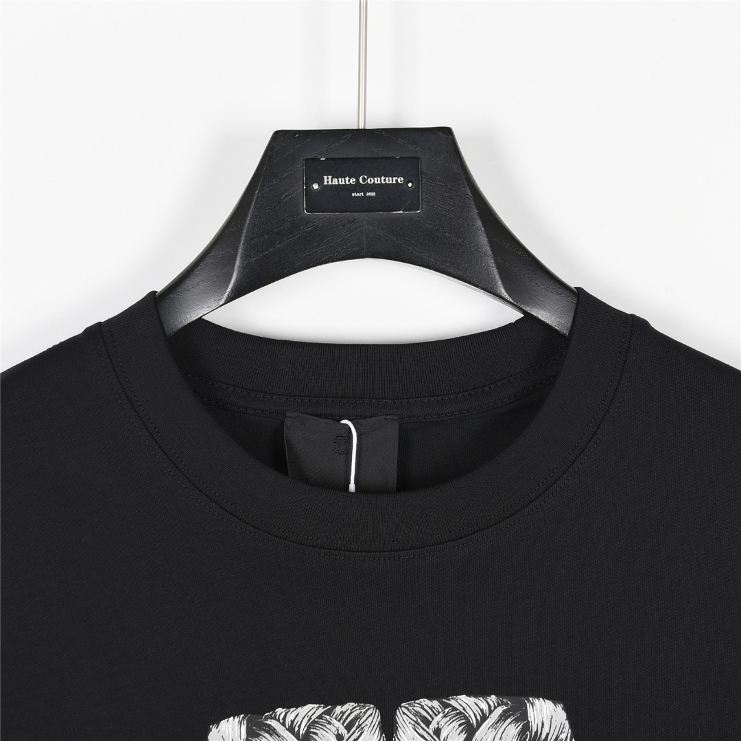 Givenchy/纪梵希 25ss 辫子印花短袖T恤