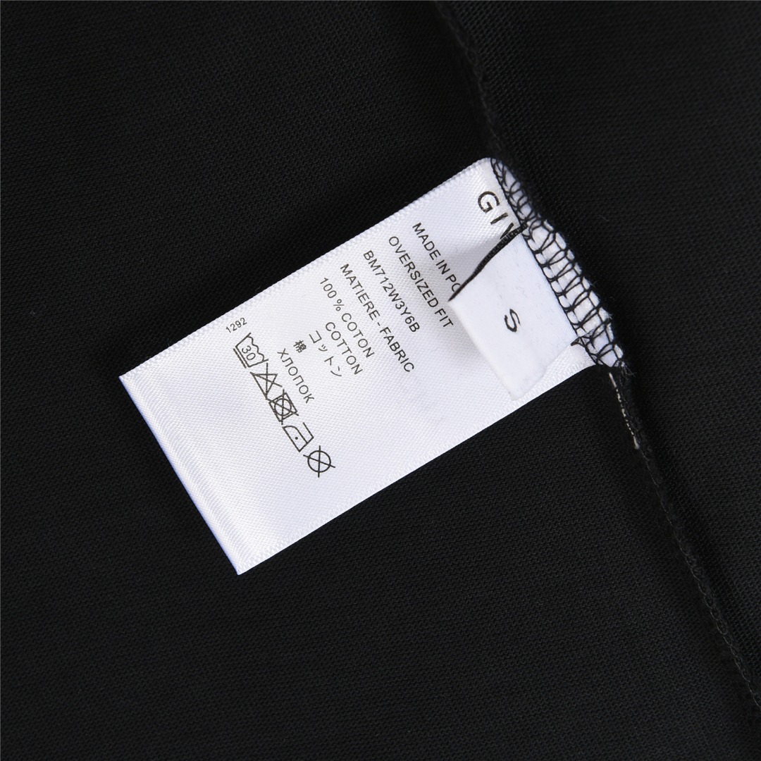 Givenchy/纪梵希 25ss 辫子印花短袖T恤