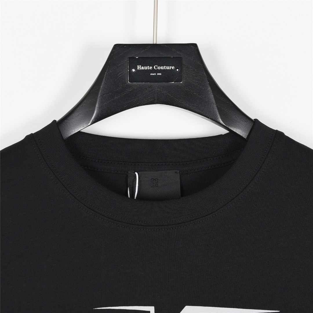 Givenchy/纪梵希 25ss 彩色涂鸦立体4G印花短袖T恤