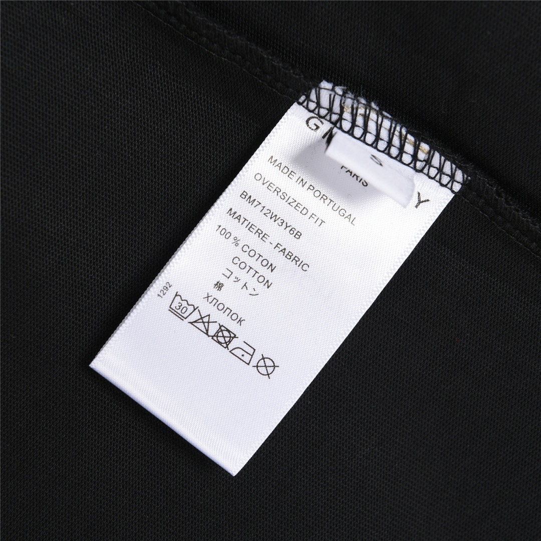 Givenchy/纪梵希 25ss 彩色涂鸦立体4G印花短袖T恤