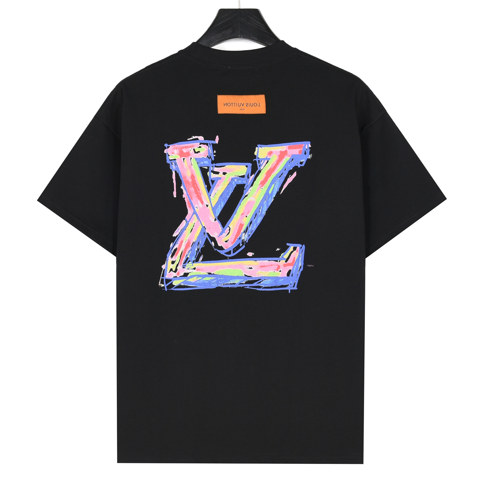 Louis Vuitton/路易威登 25ss 彩绘涂鸦大logo印花短袖T恤
