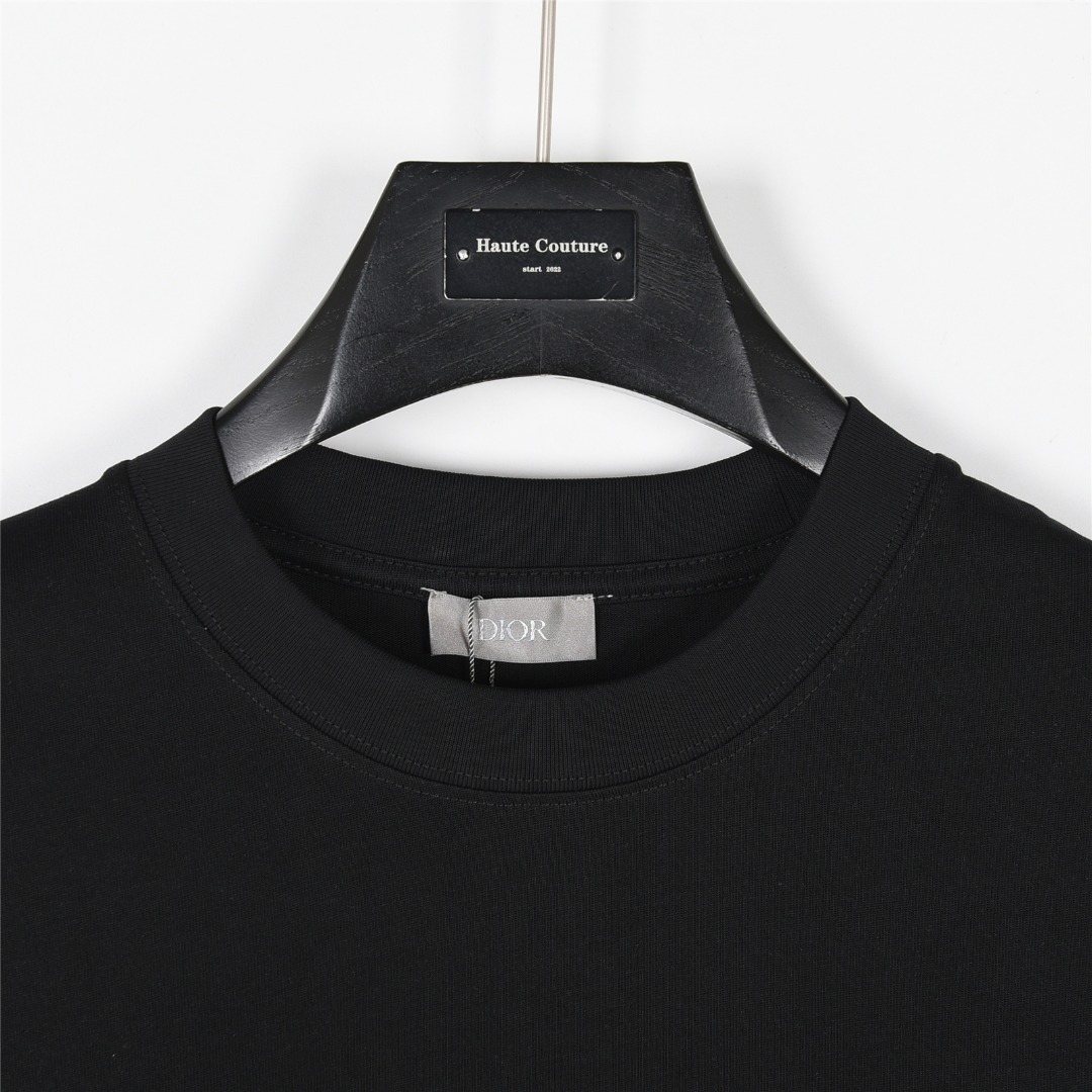 Dior & Stone lsland 石头岛联名刺绣logo短袖T恤