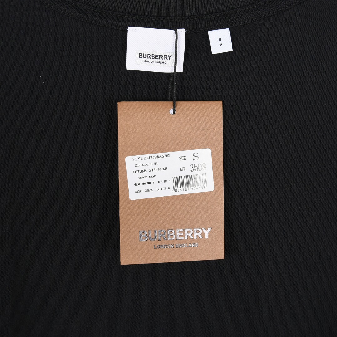 Burberry/巴宝莉 25ss 皮革口袋刺绣战马短袖T恤