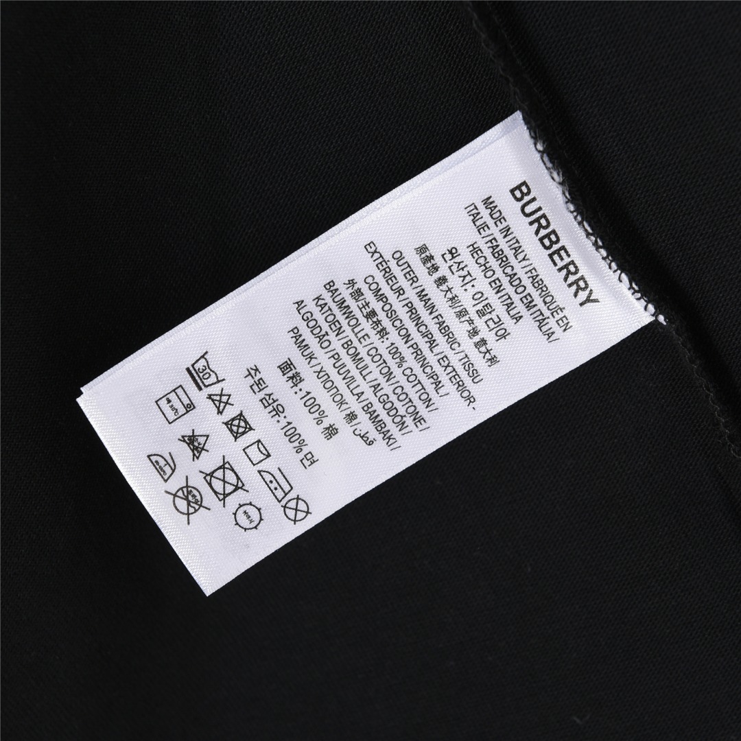 Burberry/巴宝莉 25ss 皮革口袋刺绣战马短袖T恤