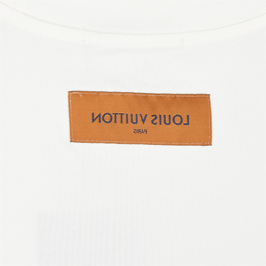 Louis Vuitton/路易威登 25ss 胸口立体苞芯logo刺绣短袖T恤