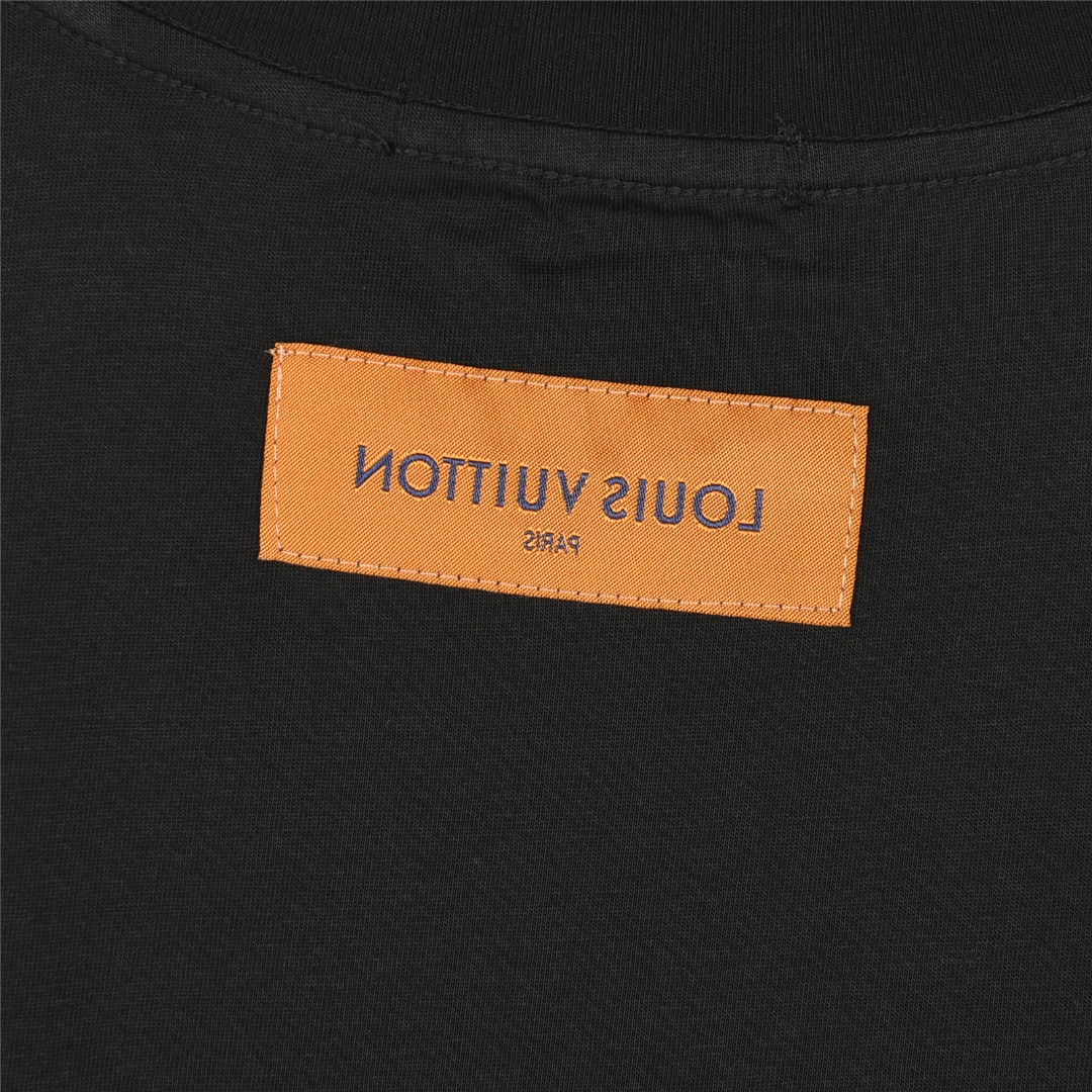 Louis Vuitton/路易威登 25ss 胸口立体苞芯logo刺绣短袖T恤