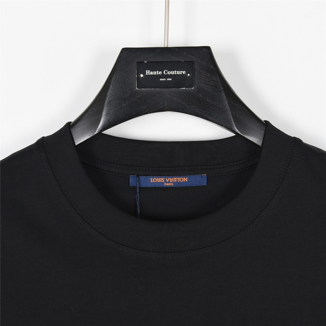 Louis Vuitton/路易威登 25ss 链条字母logo印花短袖T恤
