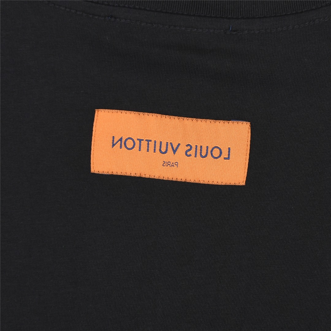 Louis Vuitton/路易威登 25ss 链条字母logo印花短袖T恤