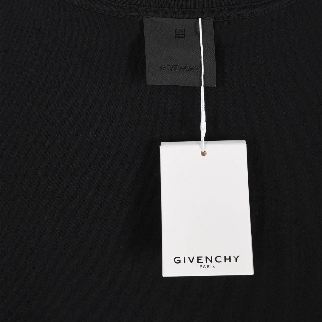 Givenchy/纪梵希 25ss 领口logo字母发泡印花项链短袖T恤