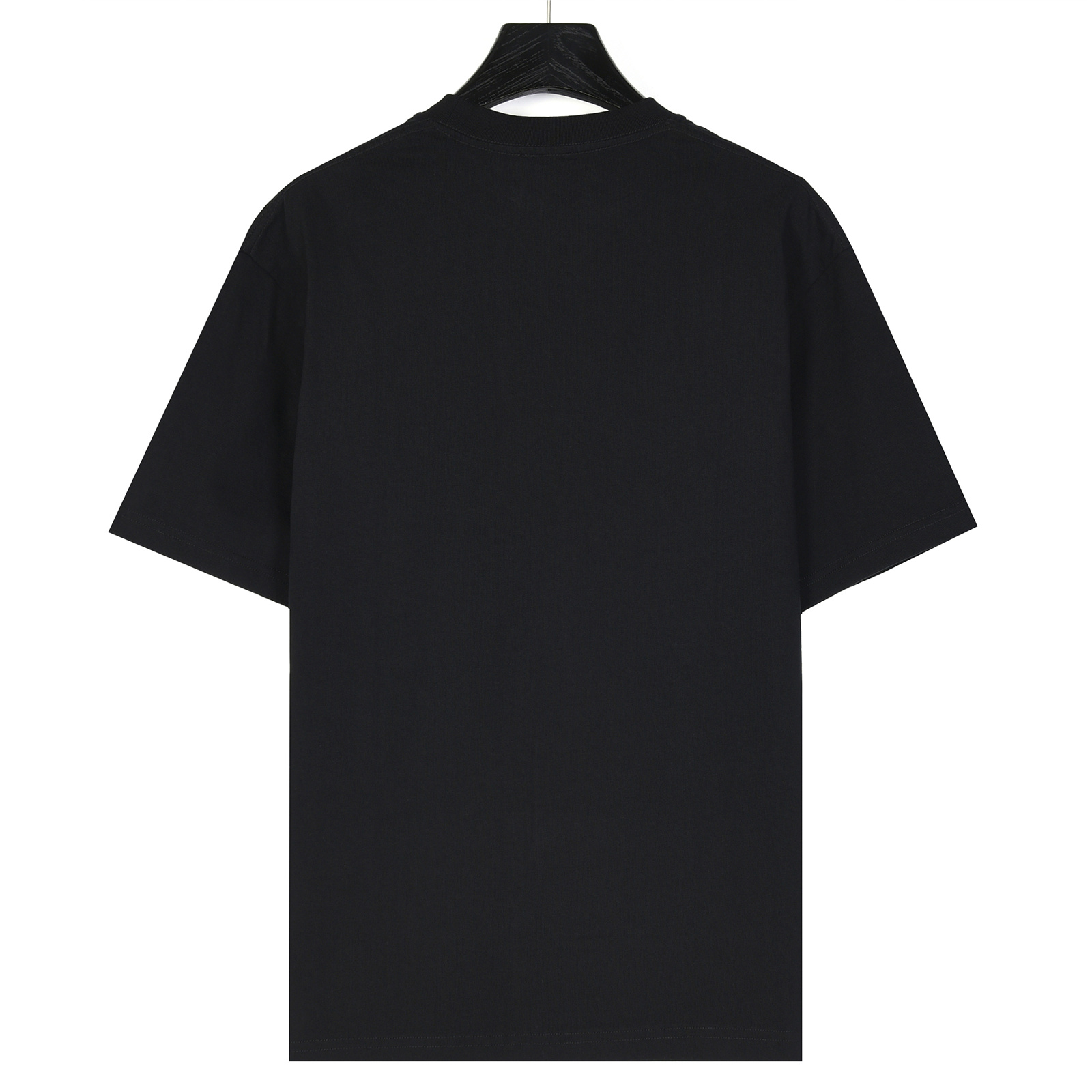 Balenciaga/巴黎世家 25ss 暗纹锁扣字母刺绣短袖T恤