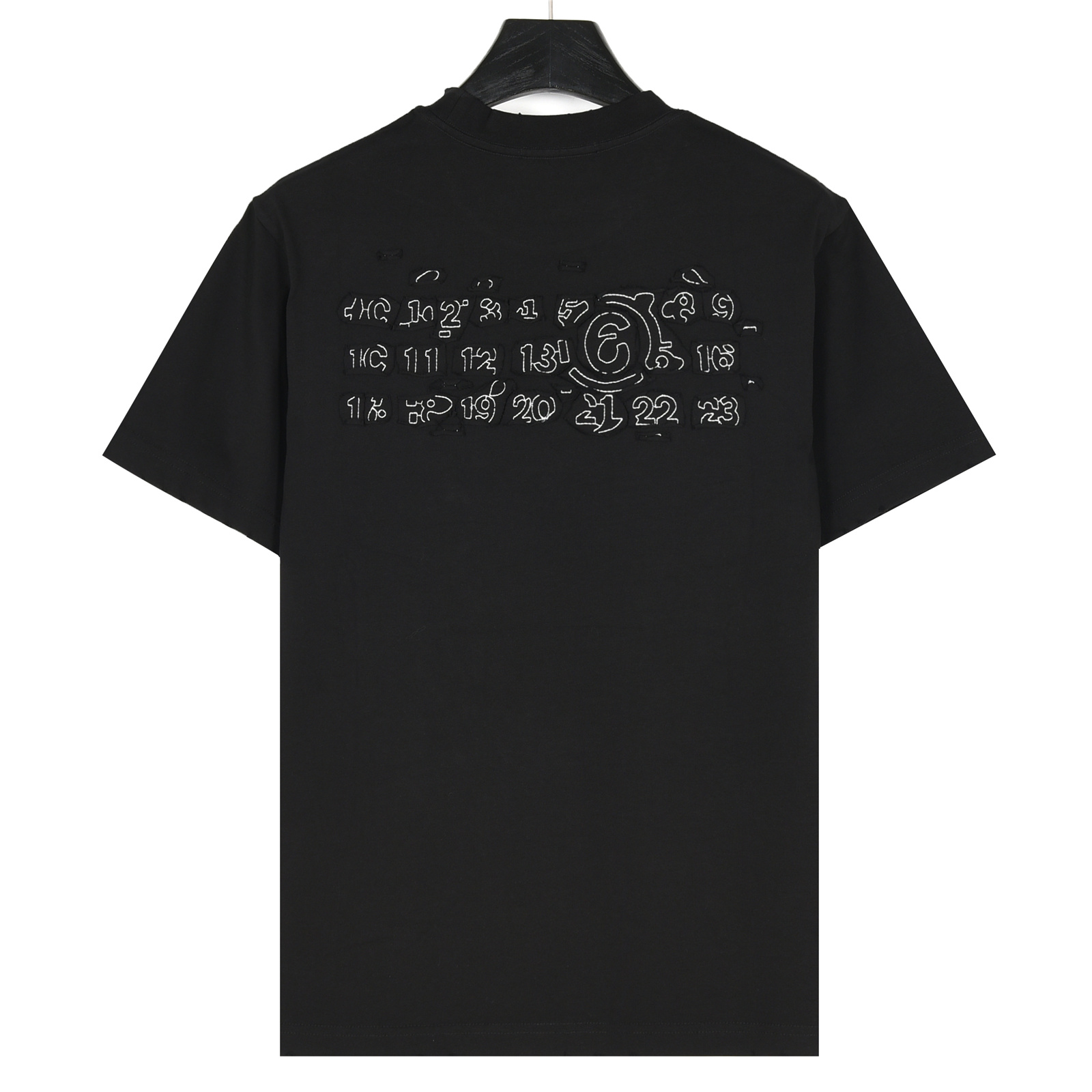 MaisonMargiela/马吉拉 刺绣破坏贴布圆领短袖T恤