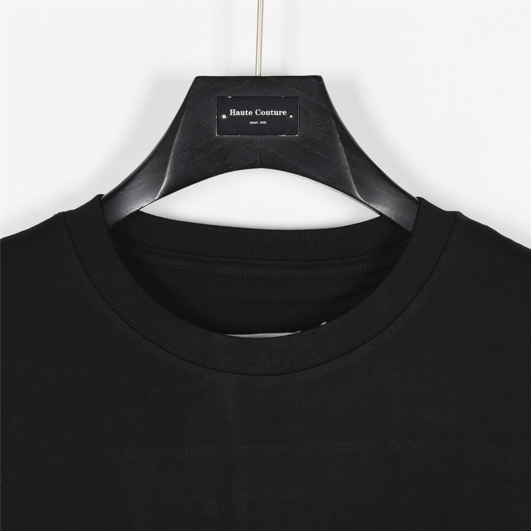 MaisonMargiela/马吉拉 镂空圆洞数字圆领短袖T恤