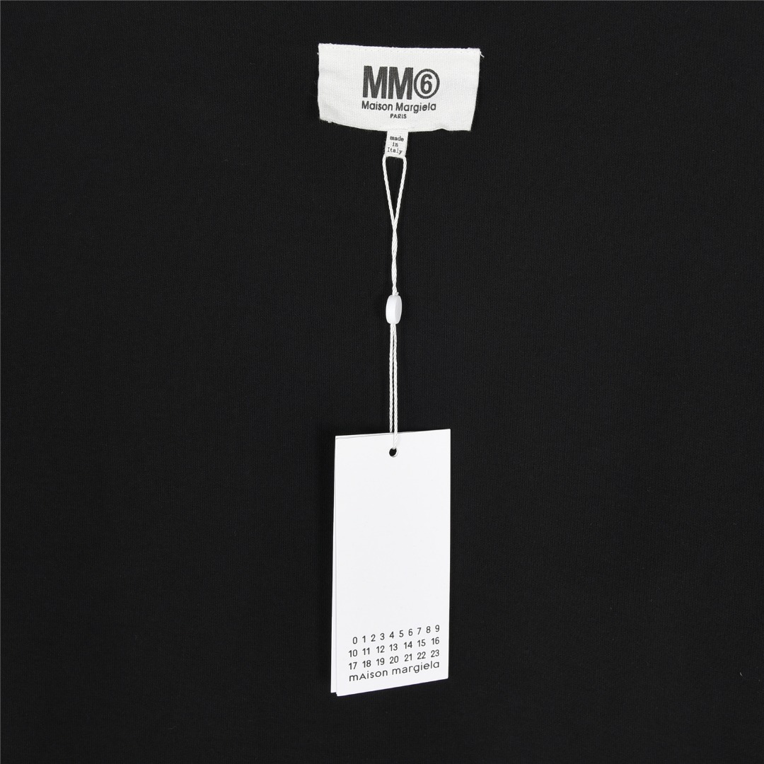 MaisonMargiela/马吉拉 数字绘画斑驳涂鸦圆领短袖T恤