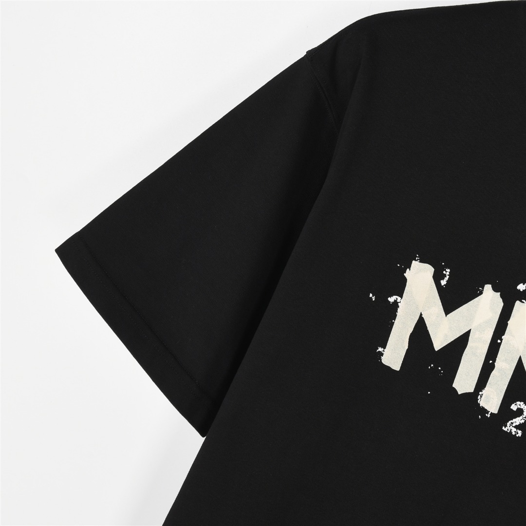 MaisonMargiela/马吉拉 MM6胶带印花圆领短袖T恤