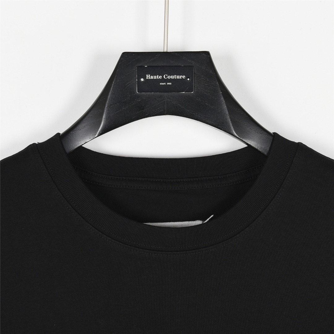 MaisonMargiela/马吉拉 恶搞印花涂鸦圆领短袖T恤